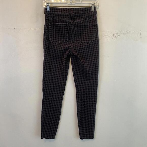 SPANX gray black houndstooth skinny stretch pants - Picture 5 of 6
